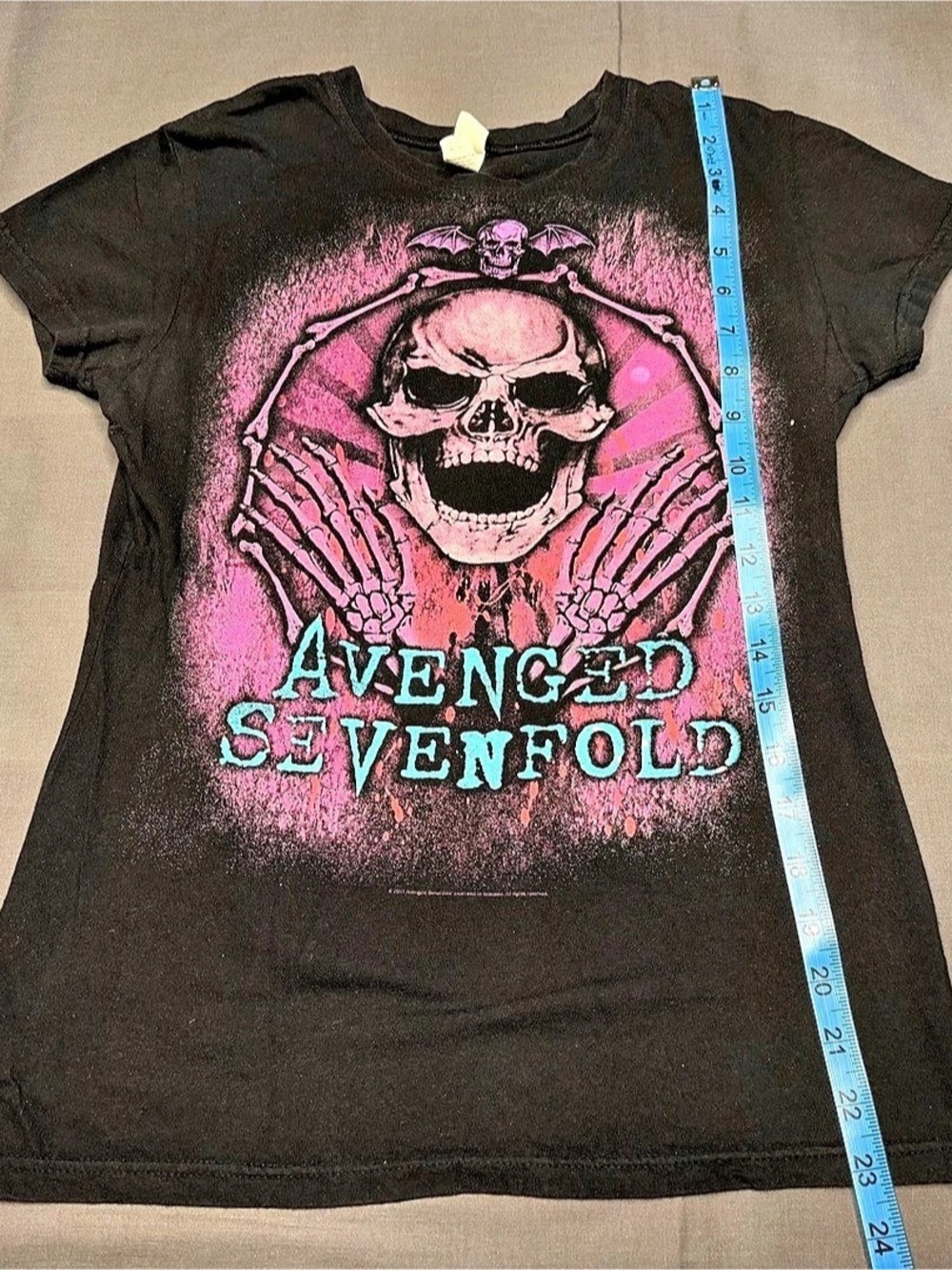 Vintage 2011 Avenged Sevenfold Nightmare After Christmas Tour Tee – Women's Medi